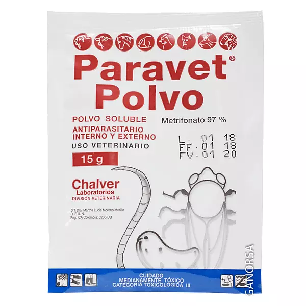 Paravet Polvo X15 Gr Sobre